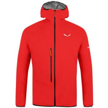 Salewa Agner 2 PTX 3L Outdoor Regenmantel Herren, Größe 46, Rot