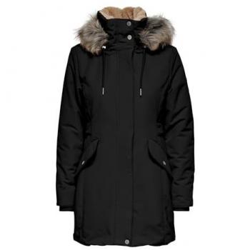 ONLY Parka New Priska 15300627 Schwarz Regular Fit XL Damen