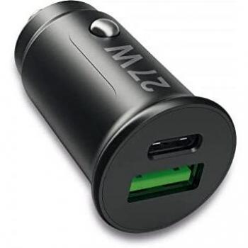 Kfz-Ladegerät 27Watt mit USB-A und USB-C Schnittstellen