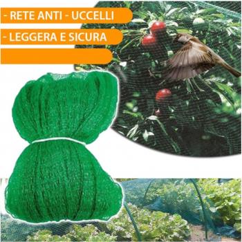 Filet de Jardin Anti-oiseaux 4m x 6m