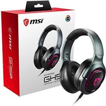 MSI IMMERSE GH50 7.1 Virtual Surround Sound RGB USB Gaming Headset