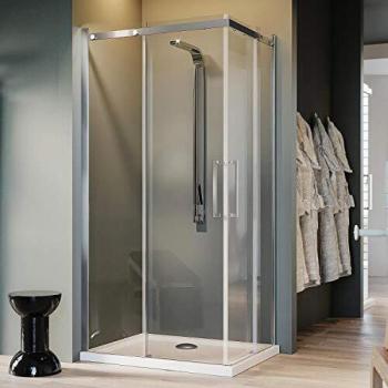 Cabine de Douche Prime Corner 80x120CM H200 Transparent Gauche