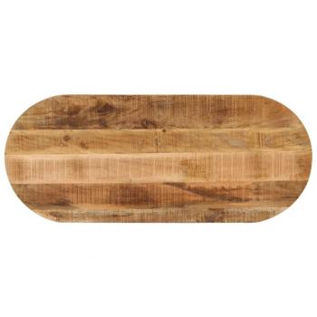 VidaXL Solid Rough Mango Wood Table Top 120x60 cm