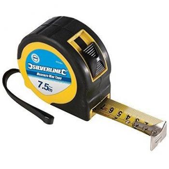 Silverline Measure Max Tape 7.5m / 25ft x 25mm 633464