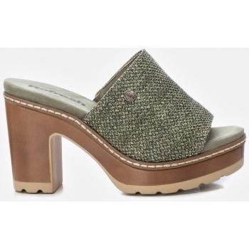 Refresh para mujer. Sandalias 171803 verde -Altura tacón 8cm
