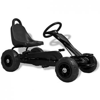 VidaXL Gasoline-Free Pedal Kart in Black