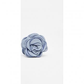 Fermaglio fiore azzurro Stradivarius OS