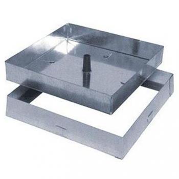 Telaio e sigillo leggero piastrelle portapavimento zincato 23x23 coperchio