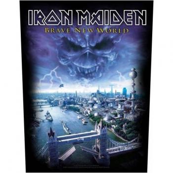 Badge Iron Maiden Brave New World Taille Unique Bleu/Noir