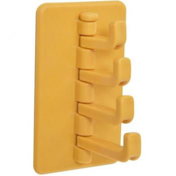 ADOREHOUSE 4/6/8PCS Rotatable Wall Hooks for Keys and Kitchen Storage