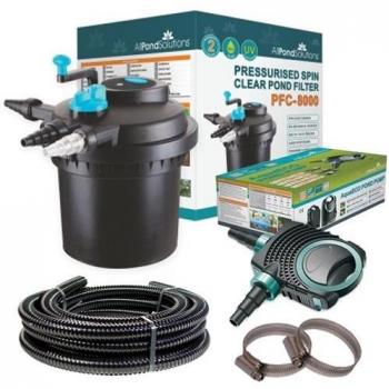 AllPondSolutions PFC-8000-KIT Koi Pond Filter Complete Kit