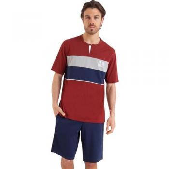 Combinaison pyjama court homme Athena Couleurs Vives