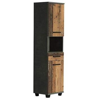 FORTE Hochschrank »Veris«, Hochschrank, Türanschlag wählbar, Metallgriffe, Stauraum