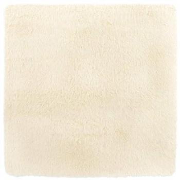 Tapis de Salon Shaggy Crème 200x200 cm
