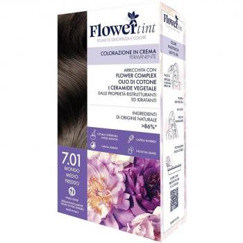 Flowertint Colorazione Cr 7.01 Biondo Medio Freddo