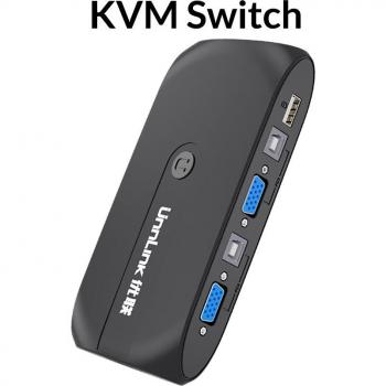 Unnlink 4x1 USB KVM Umschalter