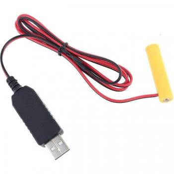 Kit de recharge AAA LR03 – élimination, câble USB, 1-4 piles