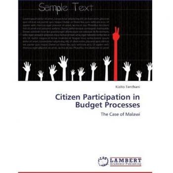 Citizen Participation in Budget Processes