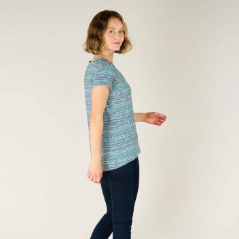Neha V-Ausschnitt Sherpa T-Shirt