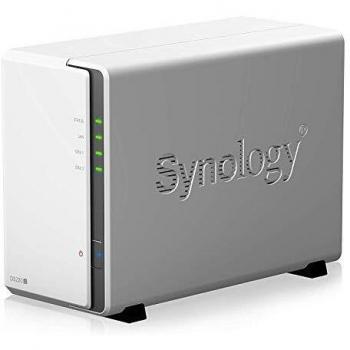 DS220J 6TB Synology NAS – 2 schijfplaatsen, 2×3 TB HDD, wit