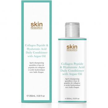 Skin Research Unisex Collagen Peptide & Hyaluronic Acid Daily Conditioner with Argan Oil 250ml