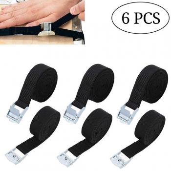Set de correas de sujeción con trinquete reforzado y hebilla resistente