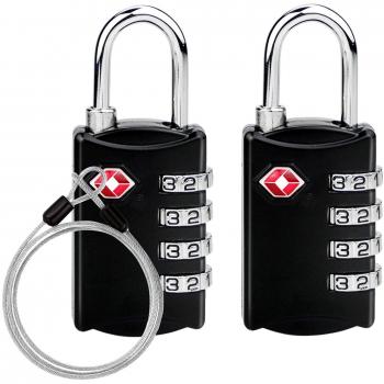 Schlüsselloses TSA-Gepäckschloss „Gifort“ – 2 Stück in einem Set