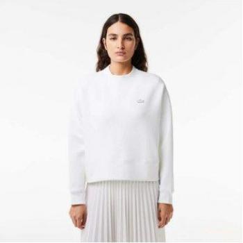 Lacoste Damen Sweatshirt Logo Weiß