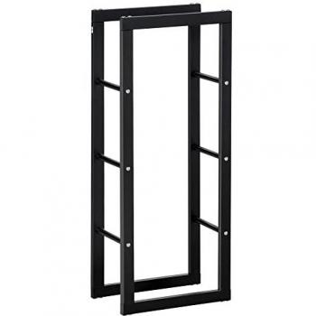 Porta Lenha Metálico Preto 100 kg