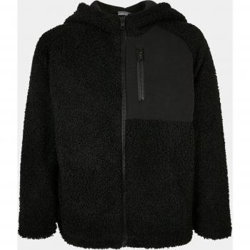 Urban Classics Jungen Kapuzen-Sherpa-Jacke