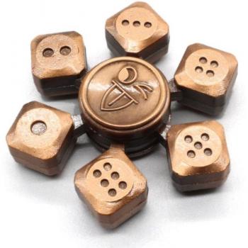 Zinc Alloy Dice Style Fidget Spinner