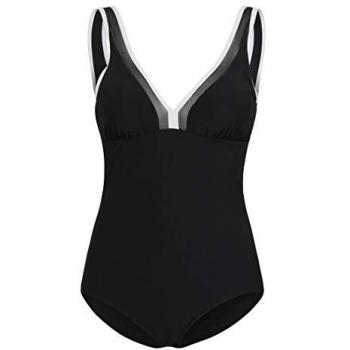 LASCANA Badeanzug mit Mesh-Einsatz und Shaping-Effekt
