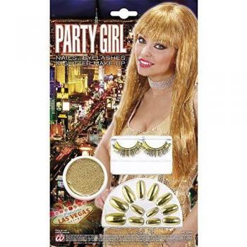 Kit Éclat Faux Ongles et Cils Or
