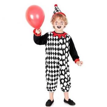 Disfraz de Payaso Pierrot para Bebé y Niño