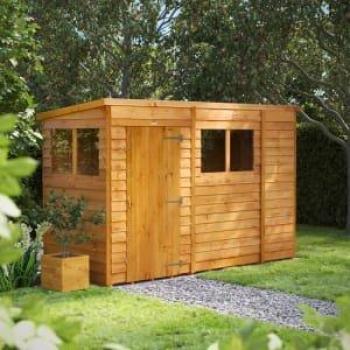 Power Sheds 10 x 4ft Overlap Timber Shed