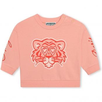 Sweat-shirt Kenzo KIDS 3A en coton Rose pour fille