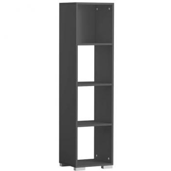 Lomadox Regal NEVERS-80, 4 offene Fächer, anthrazit