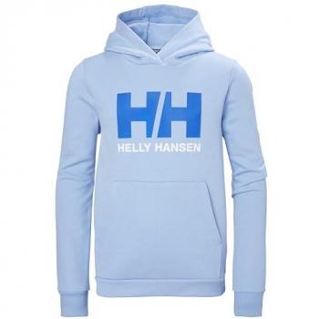 Helly Hansen 8‑Year‑Old Kids Light‑Blue Logo Sweatshirt