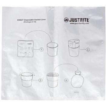 Justrite Rifiuti Inox‑Al
