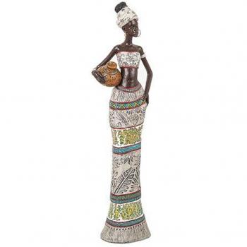 Sculpture Africaine Cantaro en Résine