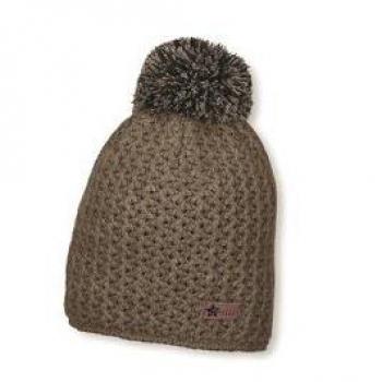 Sterntaler Slouch-Beanie Zopfmuster lila