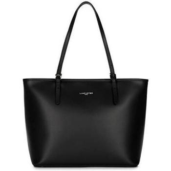 LANCASTER Women's Smooth Black Tote