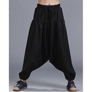 Pantalon de Danse Harem Japonais à Grand Entrejambe 71907