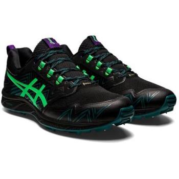 ASICS Gel-Fujisetsu 3 GTx Trail Schuhe Herren Schwarz/Grün Größe 46.5