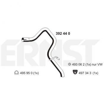 ERNST 392440 Tube d'échappement