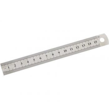 Regla Profesional de 15cm en Acero Inoxidable