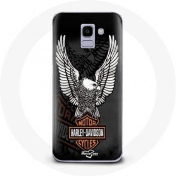 Coque Samsung Galaxy A6 2018 aigle logo Harley Davidson