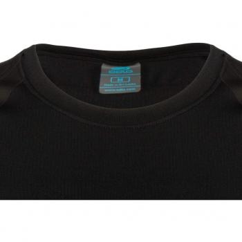 Zwart Odlo Dames T-shirt Active Spine Light Crew Neck