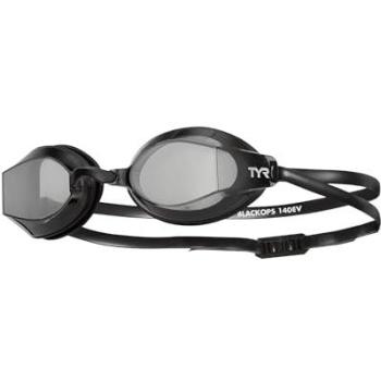 TYR Black Ops Adult Fit Zwemgogels – Zwart/Rook, Geen Spiegel