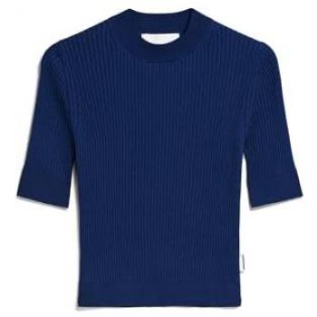 Armedangels Damen Pullover SILJIAA 1/2-Arm Blau Größe M